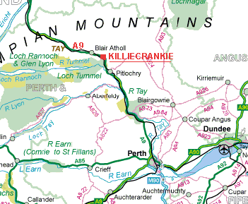 Map of Perthshire